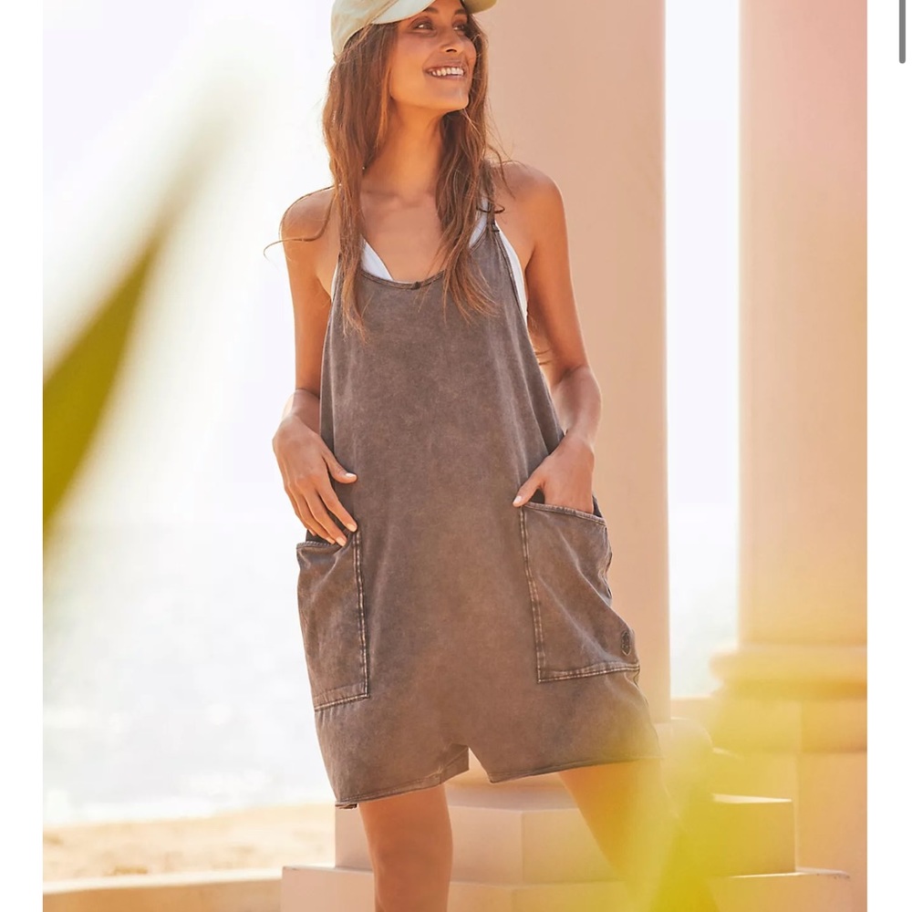 FP Movement by Free People Women's Hot Shot Romper in MOSS